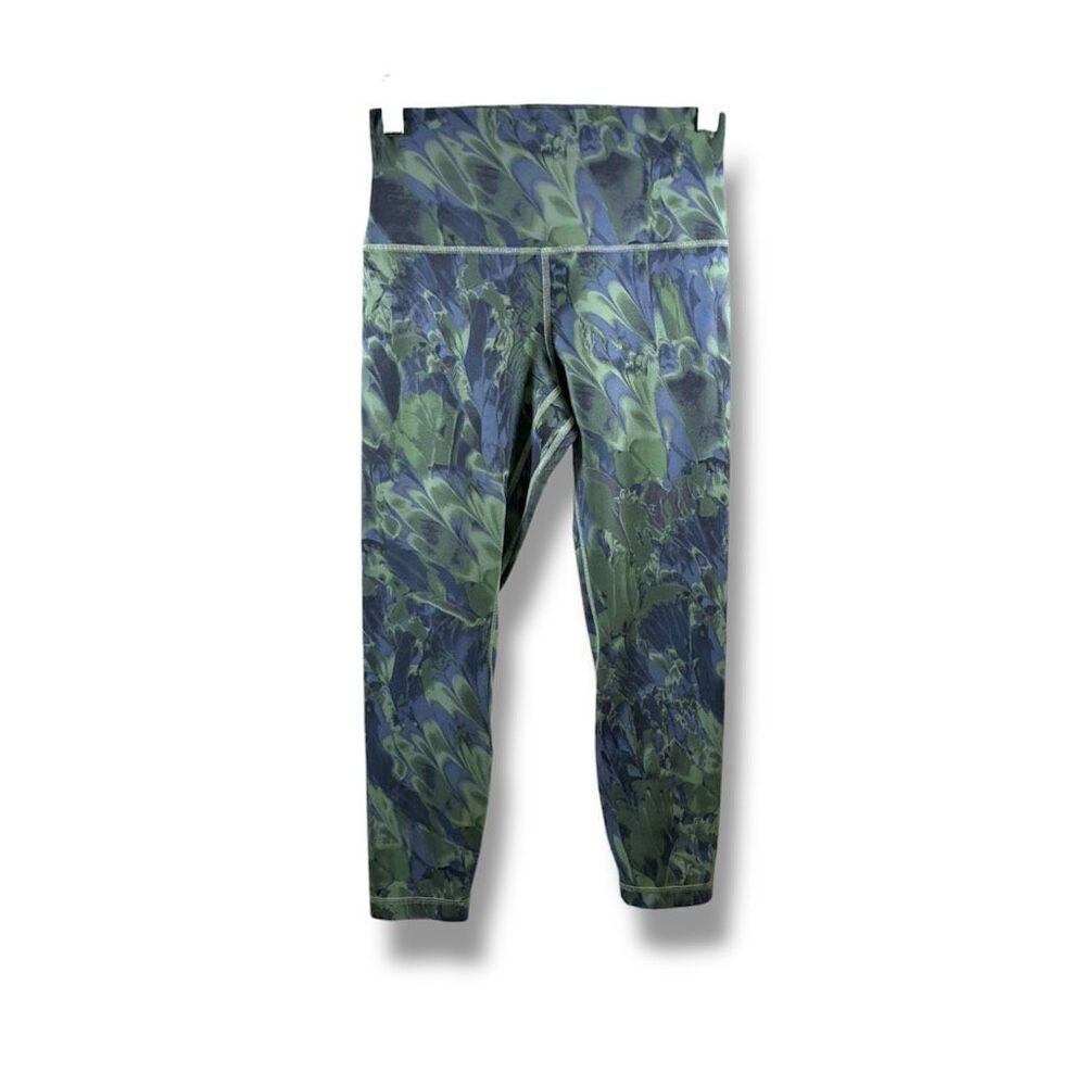 Lululemon Align High Rise Pant 25” in The Nouveau Marble Palm Court Multi Size 6